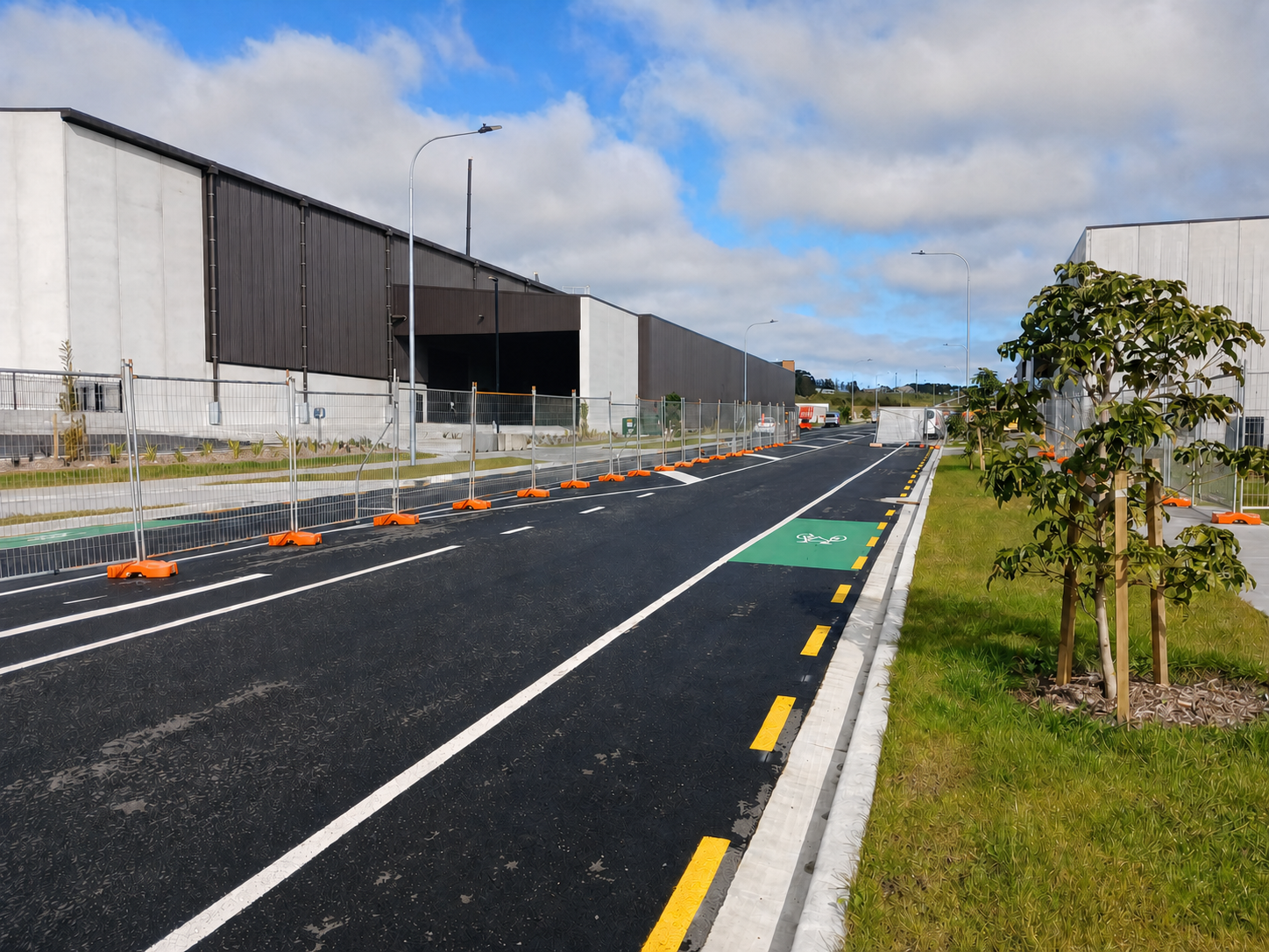 Hobsonville construction fencing